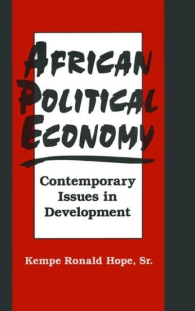 Book cover of: African Political Economy. By: Kempe Ronald Hope