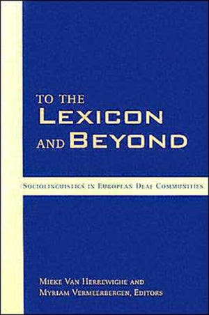 To the Lexicon and Beyond