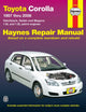 Book cover of: Toyota Corolla