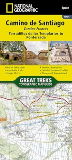 Book cover of: Camino de Santiago - Camino France Map 3 of 4