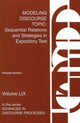 Book cover of: Modeling Discourse Topic. By: Dionysis Goutsos