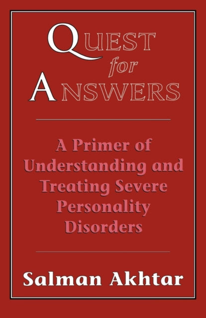 Book cover of: Quest for Answers. By: Salman Akhtar