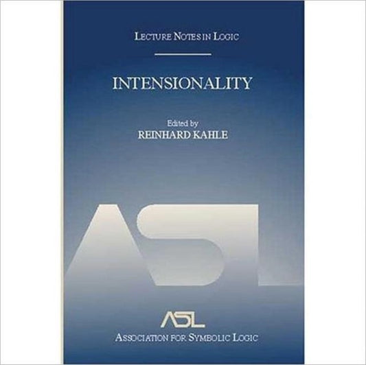 Book cover of: Intensionality. By: Reinhard Kahle