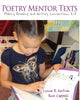 Book cover of: Poetry Mentor Texts. By: Lynne R. Dorfman