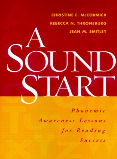 Book cover of: Sound Start. By: Christine E. McCormick
