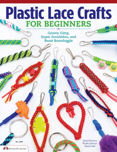 Book cover of: Plastic Lace Crafts for Beginners. By: Phyliss Damon-Kominz