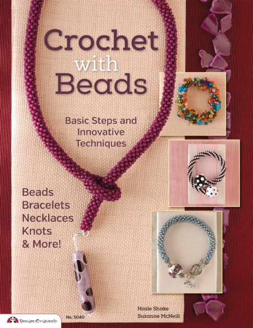 Book cover of: Crochet with Beads. By: Suzanne McNeill