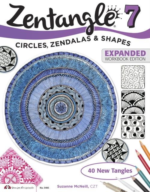 Book cover of: Zentangle 7, Expanded Workbook Edition. By: Suzanne McNeill