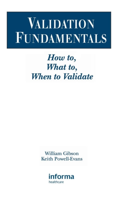 Book cover of: Validation Fundamentals