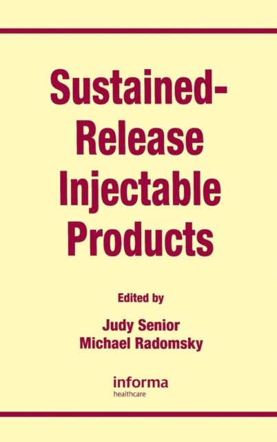 Book cover of: Sustained-Release Injectable Products