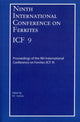 Book cover of: Ninth International Conference on Ferrites (ICF-9). By: R. F. Soohoo