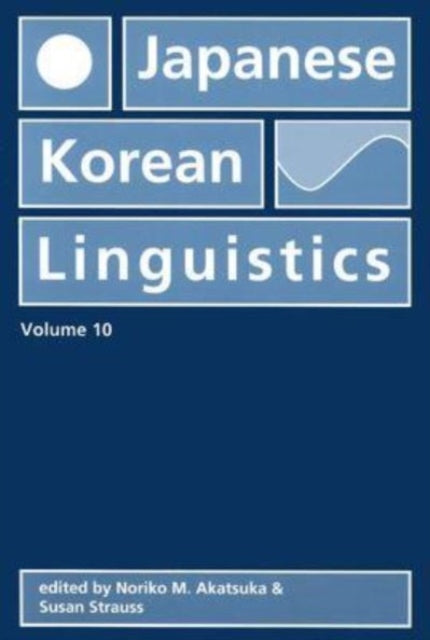 Book cover of: Japanese/Korean Linguistics, Volume 10