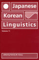 Book cover of: Japanese/Korean Linguistics, Volume 11. By: Patricia Clancy