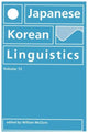 Book cover of: Japanese/Korean Linguistics, Volume 12. By: William McClure
