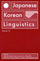 Book cover of: Japanese/Korean Linguistics, Volume 13
