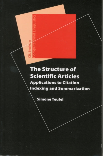 Book cover of: Structure of Scientific Articles. By: Simone Teufel