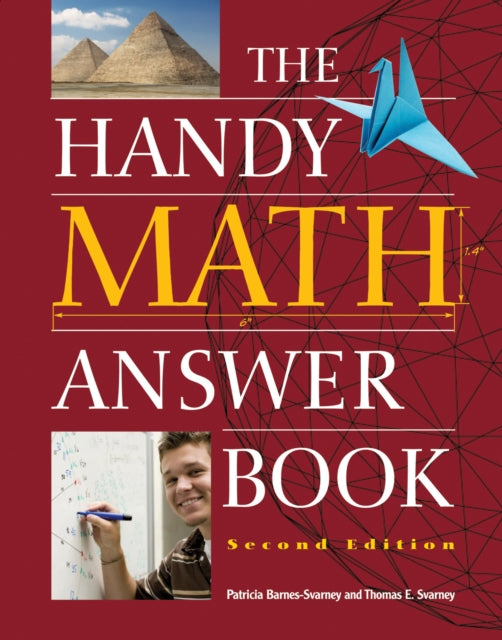 Book cover of: Handy Math Answer Book. By: Patricia L. Barnes-Svarney