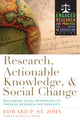 Book cover of: Research, Actionable Knowledge, and Social Change