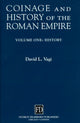 Book cover of: Coinage and History of the Roman Empire. By: David Vagi