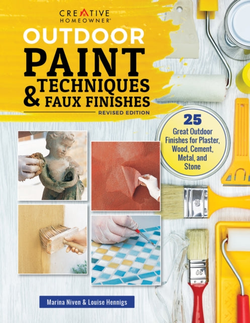 Book cover of: Outdoor Paint Techniques and Faux Finishes. By: Marina Niven