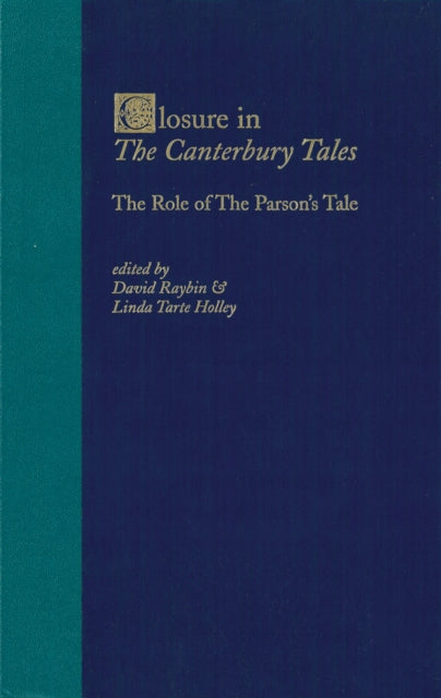 Book cover of: Closure in the Canterbury Tales