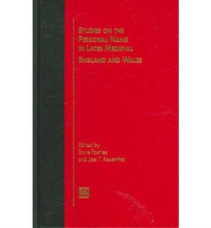 Studies on the Personal Name in Later Medieval England and Wales