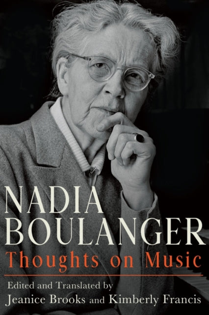 Book cover of: Nadia Boulanger. By: Jeanice Brooks