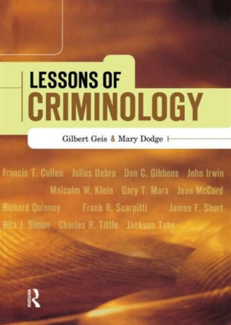Book cover of: Lessons of Criminology