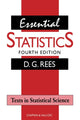 Book cover of: Essential Statistics. By: D.G. Rees