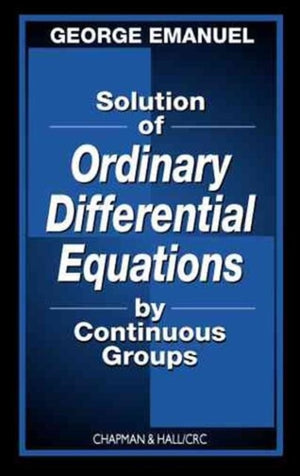 Solution of Ordinary Differential Equations by Continuous Groups