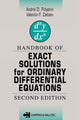 Book cover of: Handbook of Exact Solutions for Ordinary Differential Equations. By: Andrei D. Polyanin