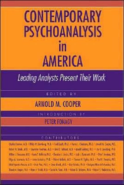 Book cover of: Contemporary Psychoanalysis in America. By: Arnold M. Cooper