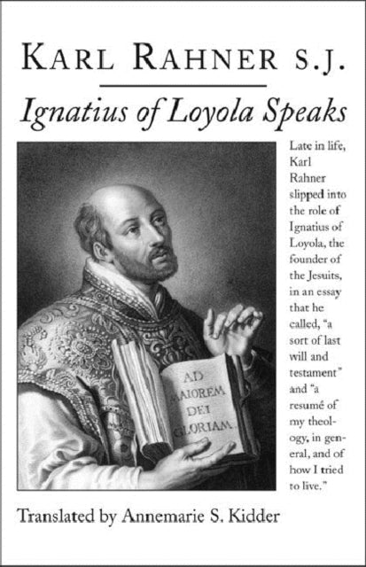 Book cover of: Ignatius of Loyola Speaks. By: Karl Rahner