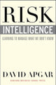 Book cover of: Risk Intelligence. By: David Apgar