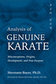 Book cover of: Analysis of Genuine Karate. By: Hermann Bayer