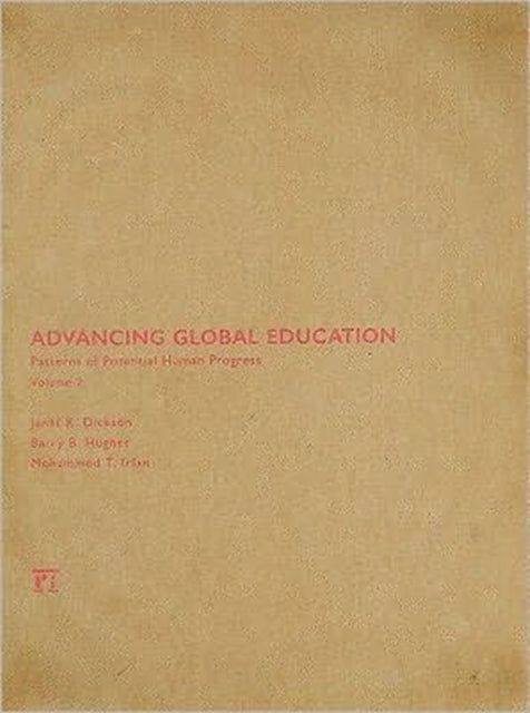 Book cover of: Advancing Global Education. By: Janet R. Dickson