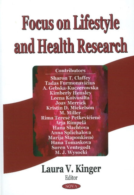 Book cover of: Focus on Lifestyle & Health Research