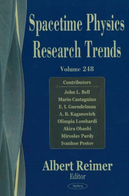 Book cover of: Spacetime Physics Research Trends