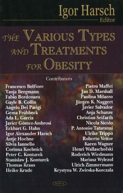 Book cover of: Various Types & Treatments for Obesity