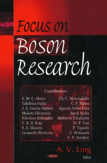 Book cover of: Focus on Boson Research