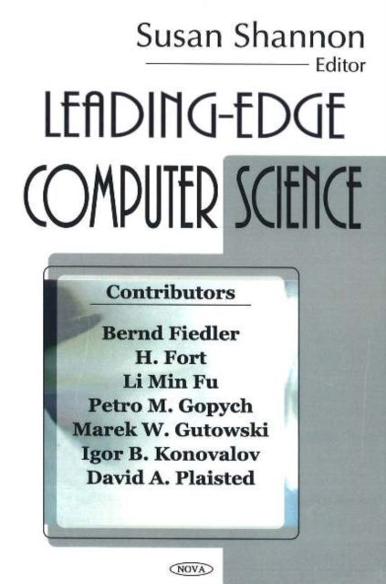 Book cover of: Leading-Edge Computer Science. By: Susan Shannon
