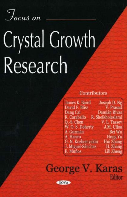 Book cover of: Focus on Crystal Growth Research