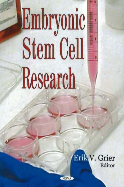 Book cover of: Embryonic Stem Cell Research