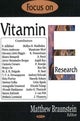 Book cover of: Focus on Vitamin E Research. By: Matthew Braunstein