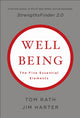 Book cover of: Wellbeing: The Five Essential Elements. By: Tom Rath