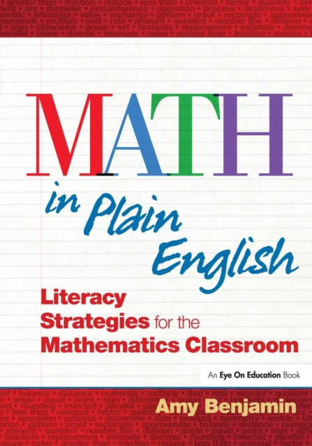 Book cover of: Math In Plain English. By: Amy Benjamin