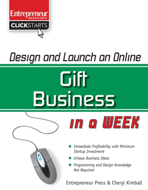Book cover of: Design and Launch an Online Gift Business in a Week