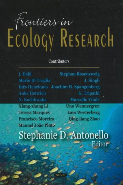 Book cover of: Frontiers in Ecology Research. By: Stephanie D. Antonello