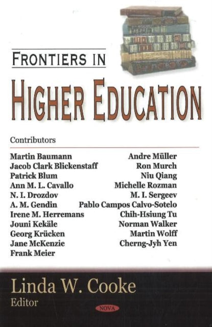 Book cover of: Frontiers in Higher Education. By: Linda W. Cooke