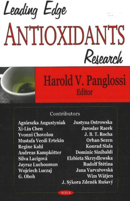 Book cover of: Leading Edge Antioxidants Research. By: Harold V. Panglossi